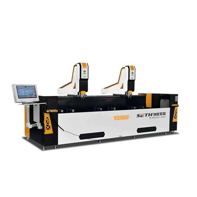 Ál CNC tvöfaldur stöðvar borunarvél